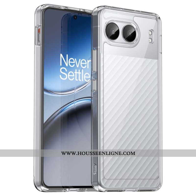 Coque OnePlus Nord 4 Transparente avec Protection Écran en Verre Trempé