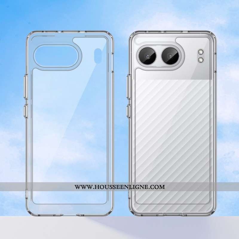 Coque OnePlus Nord 4 Transparente avec Protection Écran en Verre Trempé