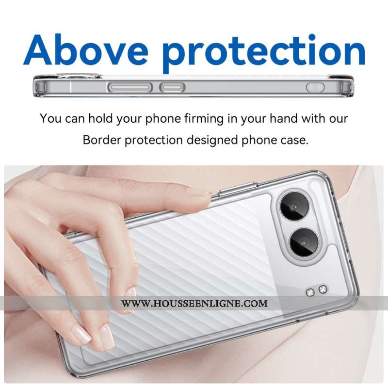Coque OnePlus Nord 4 Transparente avec Protection Écran en Verre Trempé