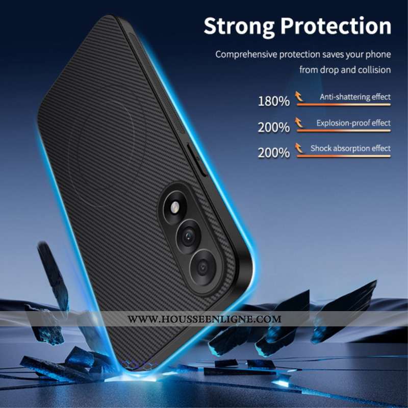 Coque OnePlus Nord 5 5G Compatible MagSafe Texture Carbone