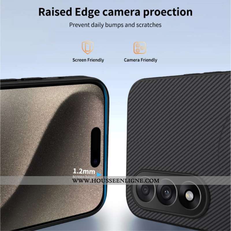 Coque OnePlus Nord 5 5G Compatible MagSafe Texture Carbone