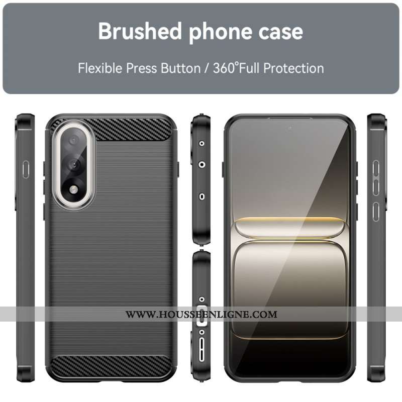 Coque OnePlus Nord 5 5G Fibre Carbone Brossée