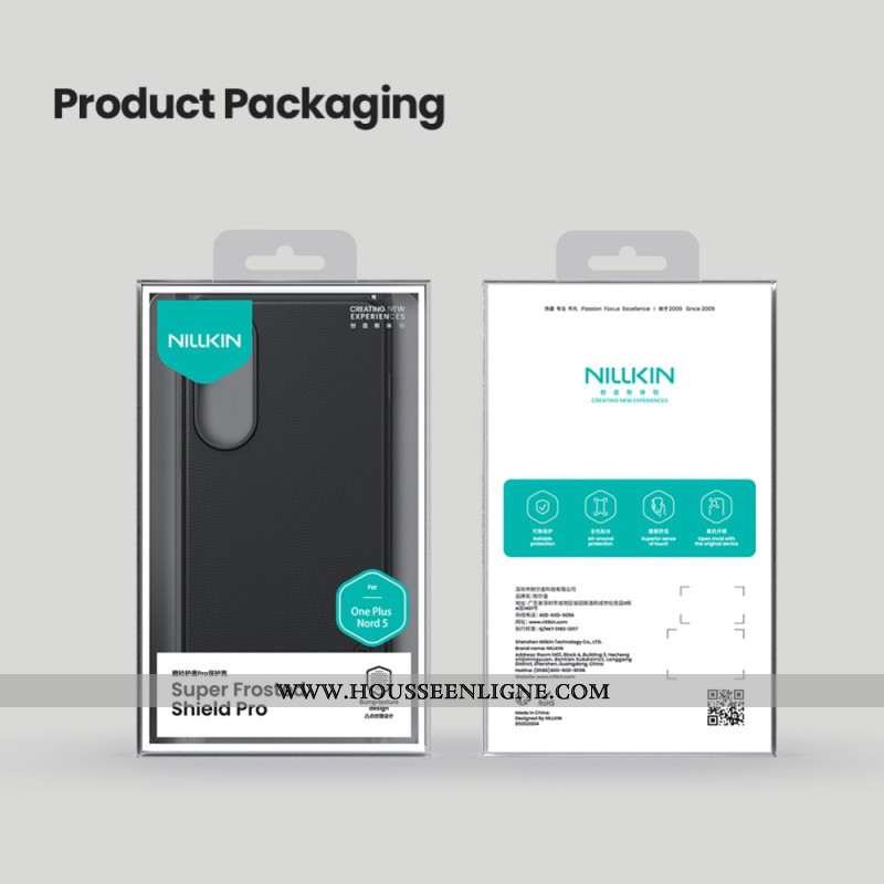 Coque OnePlus Nord 5 Frosted Shield Pro NILLKIN