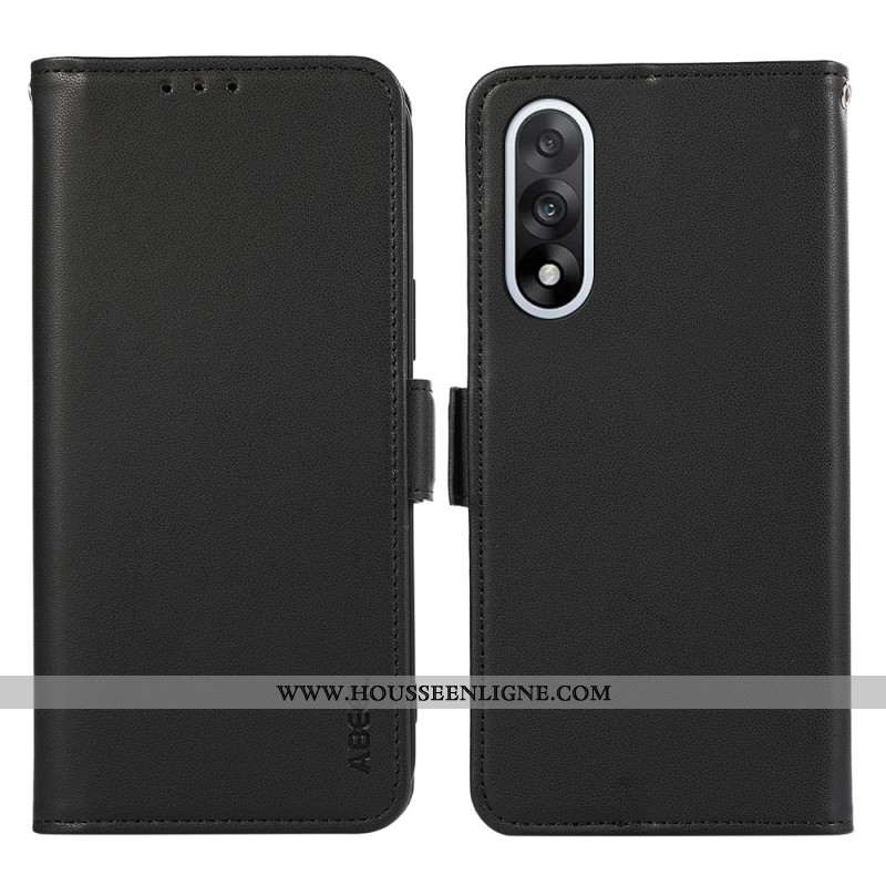 Coque OnePlus Nord 5 Portefeuille RFID Cuir ABEEL