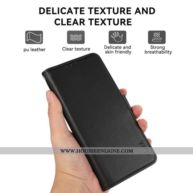 Coque OnePlus Nord 5 Portefeuille RFID Cuir ABEEL