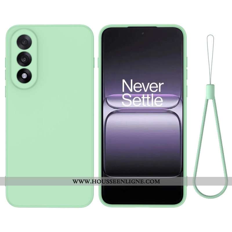 Coque OnePlus Nord 5 Silicone Liquide à Lanière