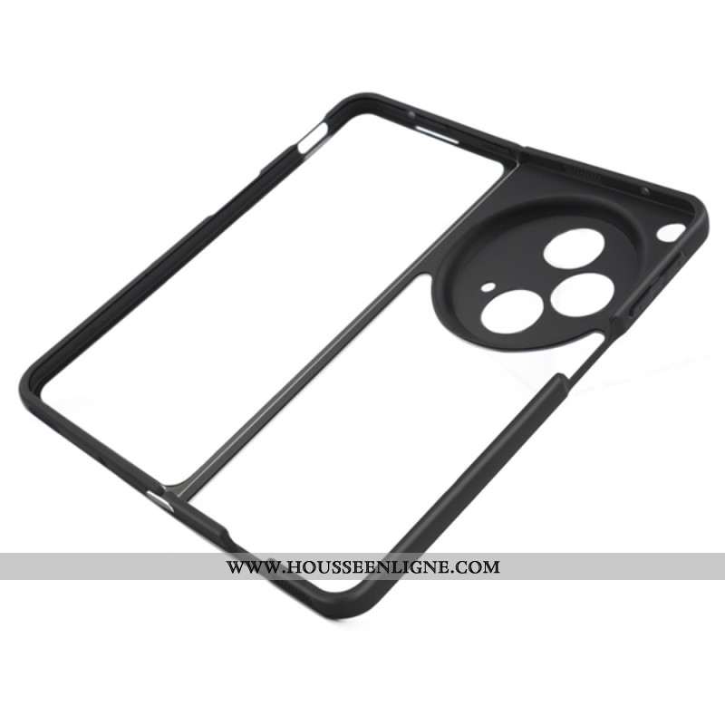 Coque Oppo Find N3 5G Transparente avec Contours Noir