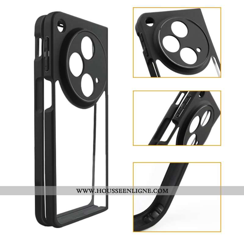 Coque Oppo Find N3 5G Transparente avec Contours Noir