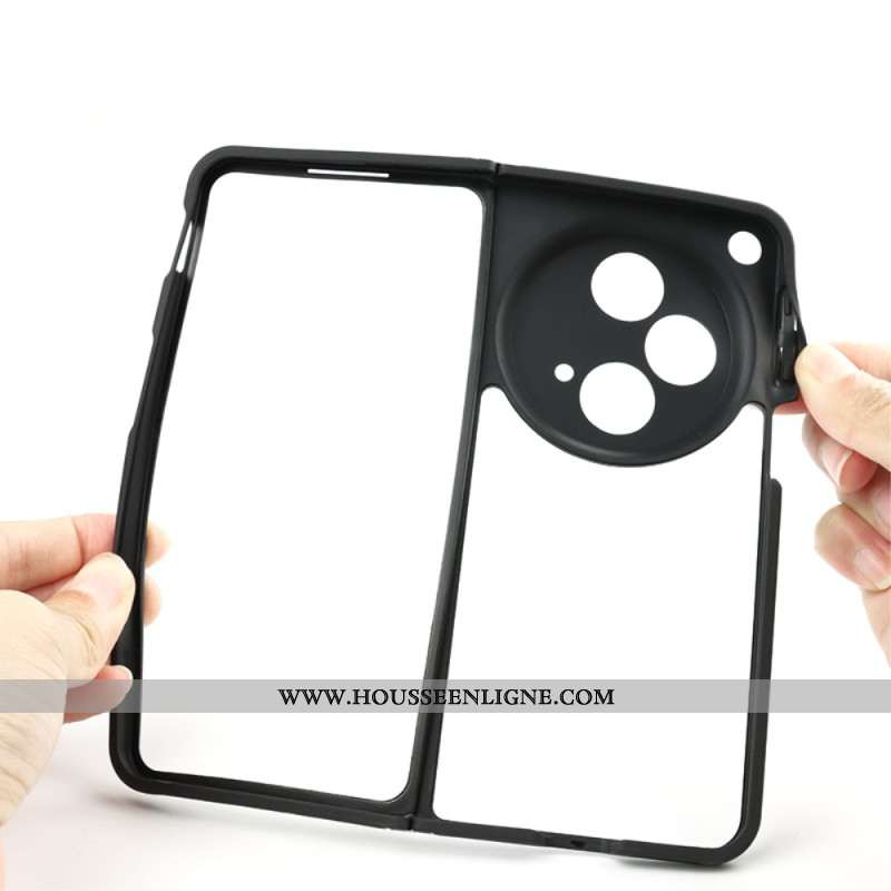 Coque Oppo Find N3 5G Transparente avec Contours Noir