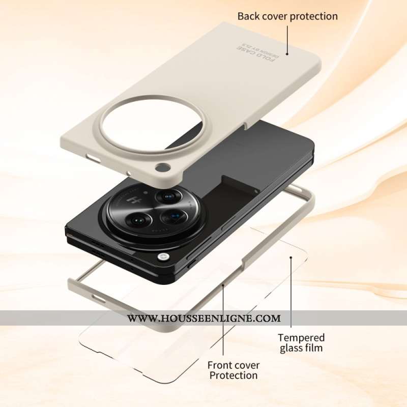 Coque Oppo Find N3 5G avec Film Écran en Verre Trempé