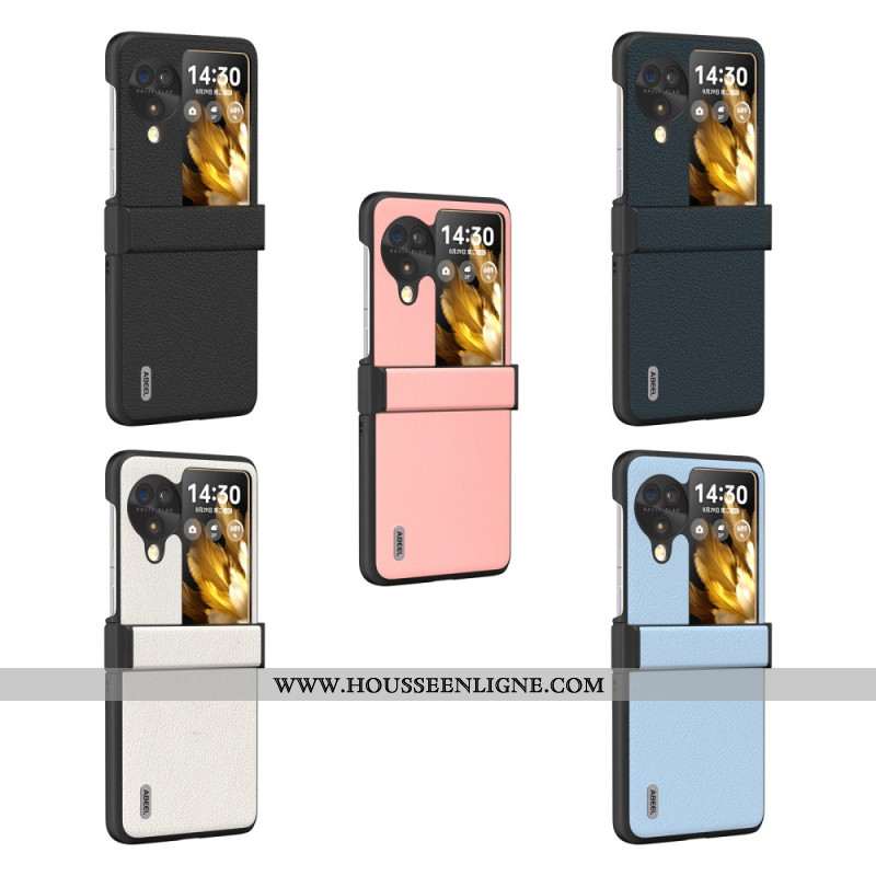 Coque Oppo Find N3 Flip Cuir Texturé ABEEL