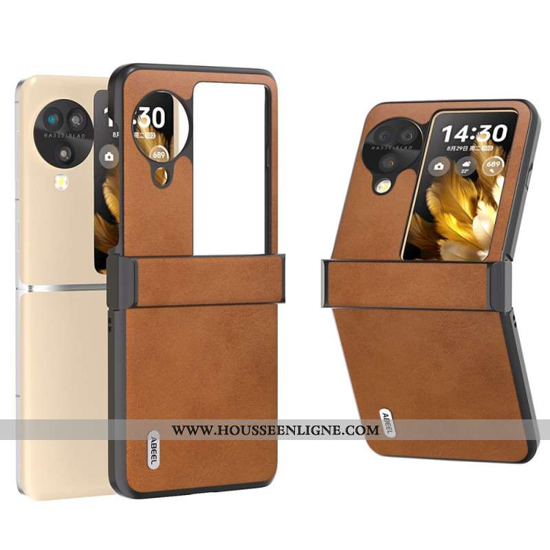 Coque Oppo Find N3 Flip Effet Cuir ABEEL