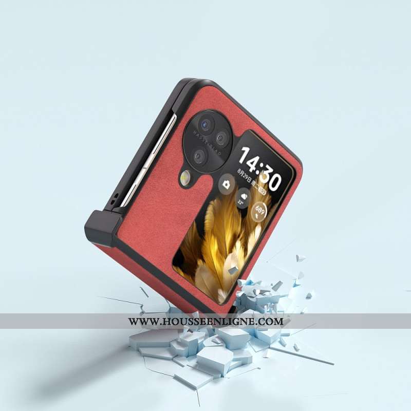 Coque Oppo Find N3 Flip Effet Cuir ABEEL