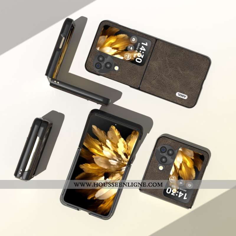 Coque Oppo Find N3 Flip Effet Cuir Vintage ABEEL