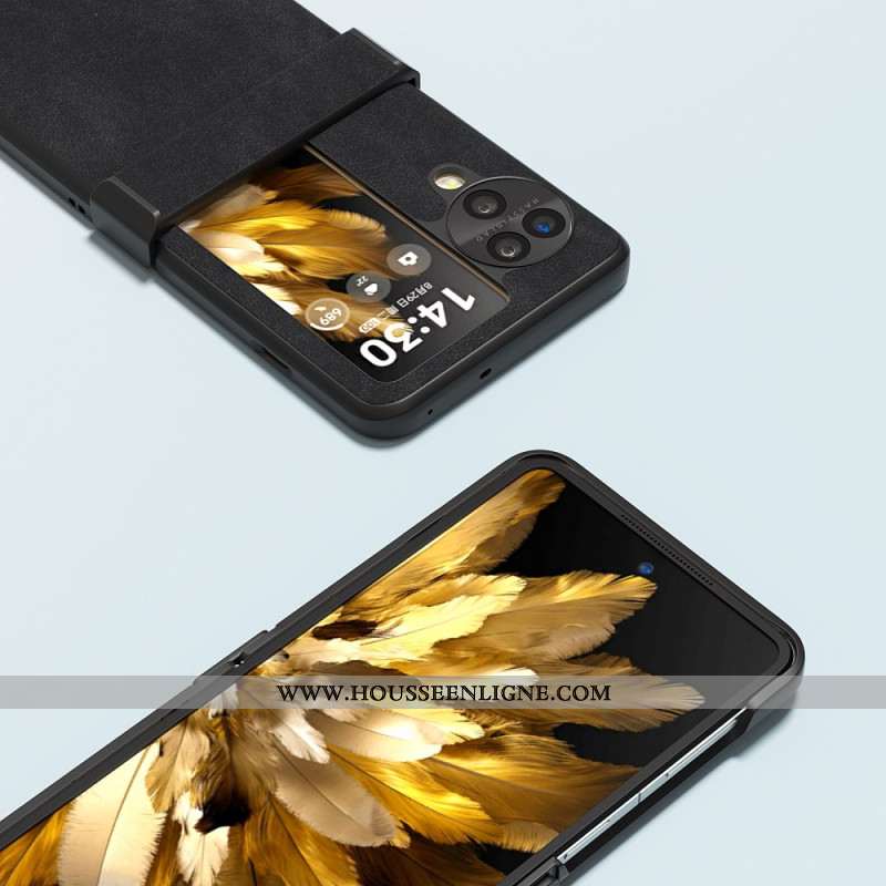 Coque Oppo Find N3 Flip Style Cuir Rétro ABEEL