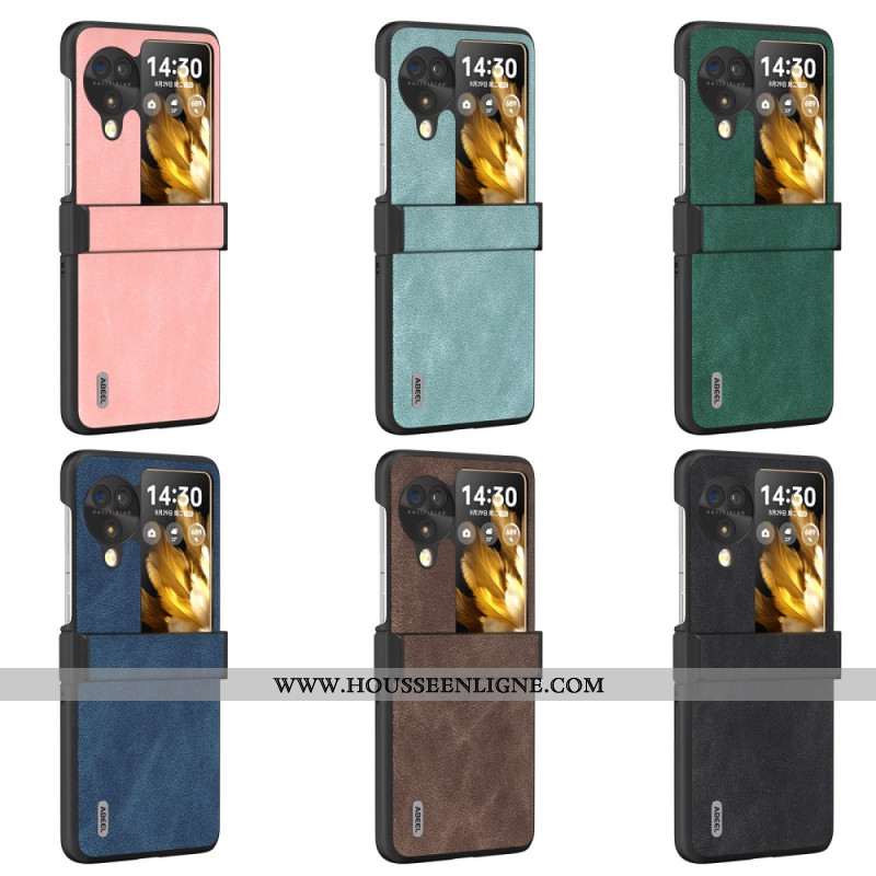 Coque Oppo Find N3 Flip Style Cuir Rétro ABEEL