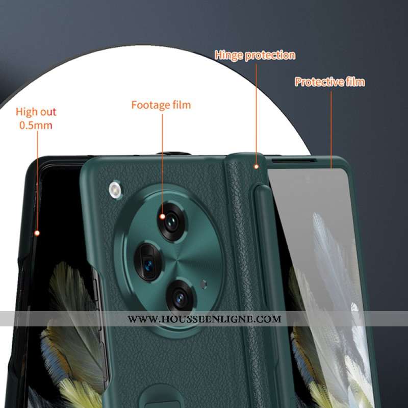 Coque Oppo Find N3 / OnePlus Open Stylet et Film en Verre Trempé