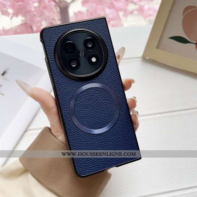 Coque Oppo Find N5 5G Compatible MagSafe Simili Cuir