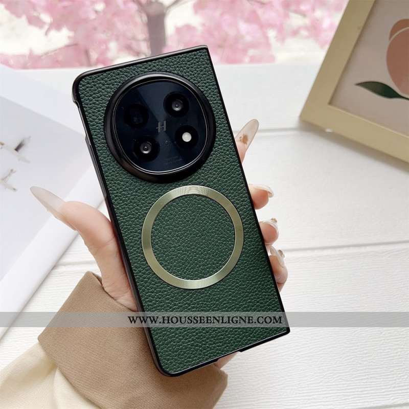 Coque Oppo Find N5 5G Compatible MagSafe Simili Cuir