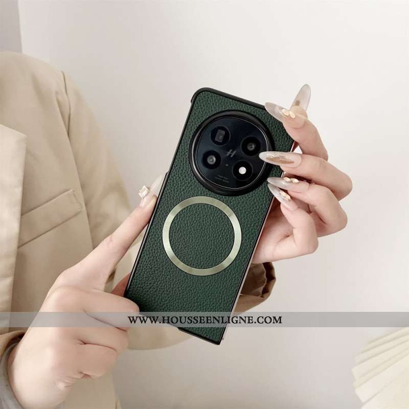 Coque Oppo Find N5 5G Compatible MagSafe Simili Cuir