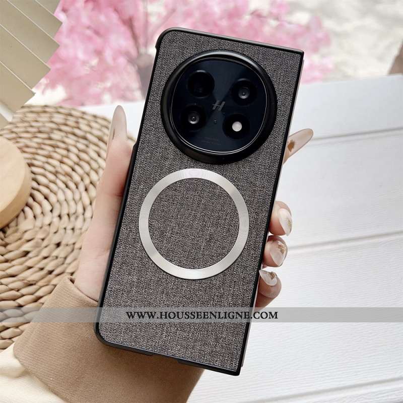 Coque Oppo Find N5 5G Compatible MagSafe Tissu