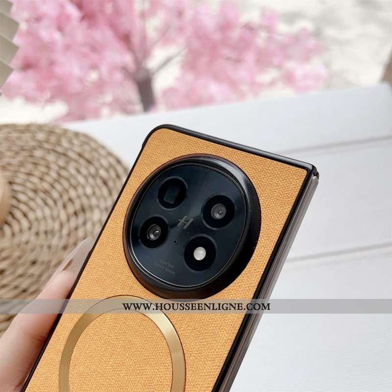 Coque Oppo Find N5 5G Compatible MagSafe Tissu