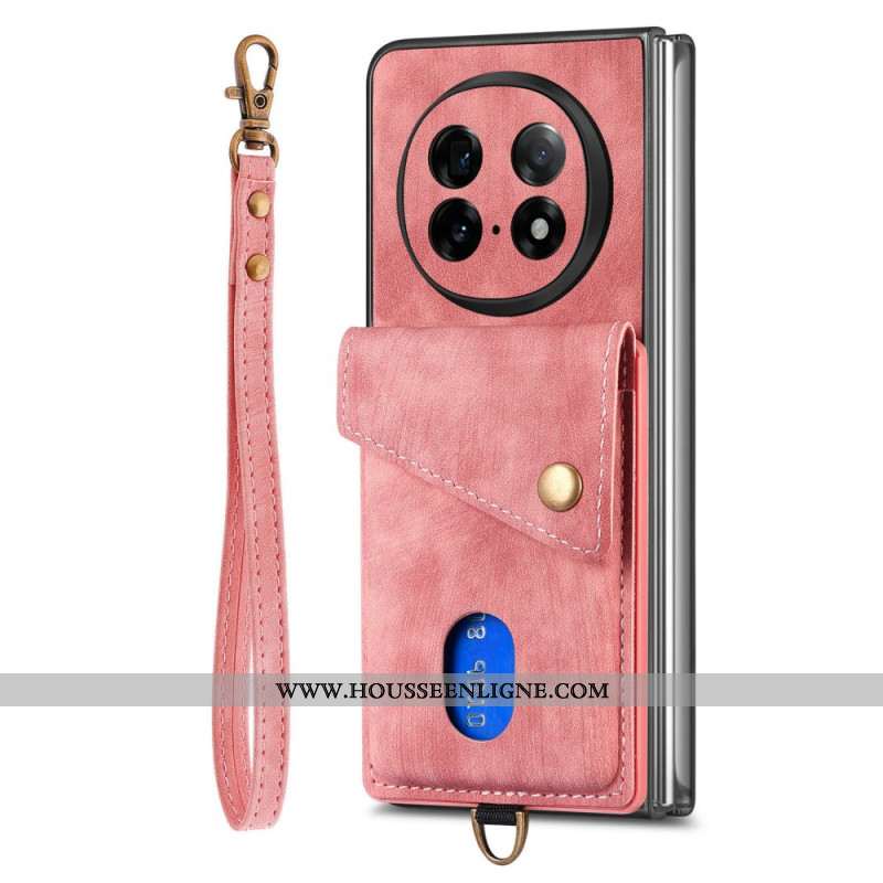 Coque Oppo Find N5 5G Porte-Cartes et Support