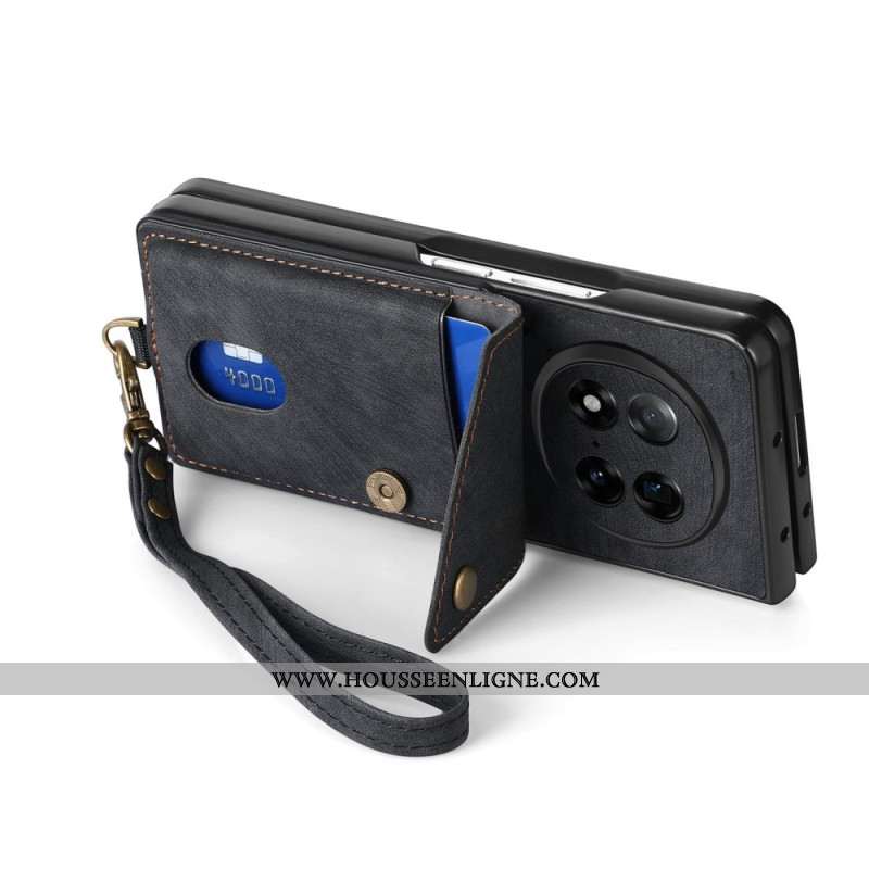 Coque Oppo Find N5 5G Porte-Cartes et Support