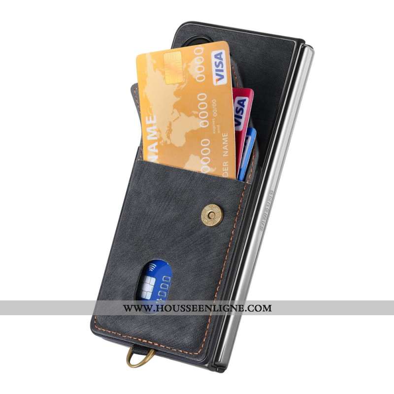 Coque Oppo Find N5 5G Porte-Cartes et Support