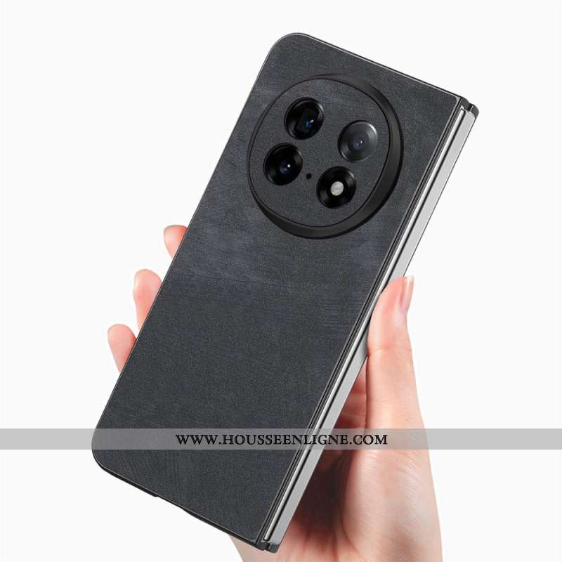 Coque Oppo Find N5 Cuir Rétro