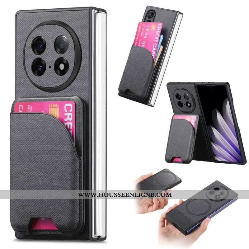 Coque Oppo Find N5 Magnétique avec Support et Pochette Détachable