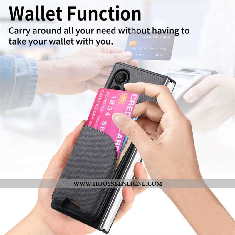 Coque Oppo Find N5 Magnétique avec Support et Pochette Détachable