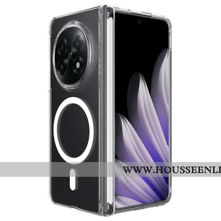 Coque Oppo Find N5 Transparente Magnétique