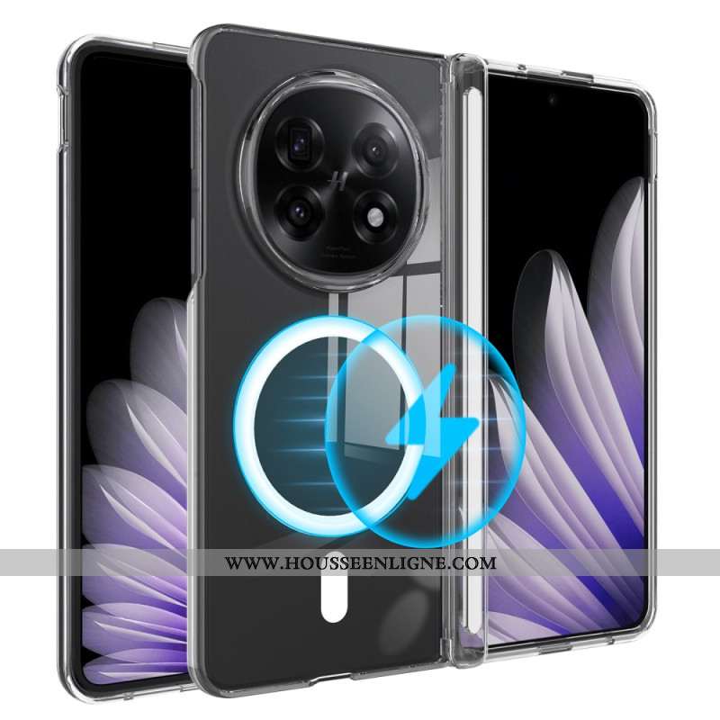 Coque Oppo Find N5 Transparente Magnétique