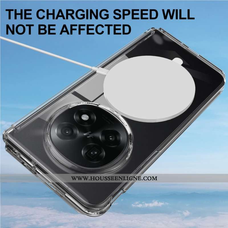 Coque Oppo Find N5 Transparente Magnétique