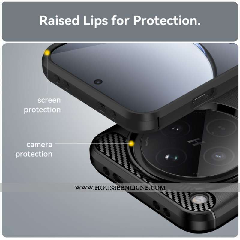 Coque Oppo Find X8 5G Fibre Carbone Brossée