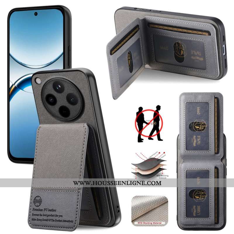 Coque Oppo Find X8 5G Porte-cartes et Protection RFID
