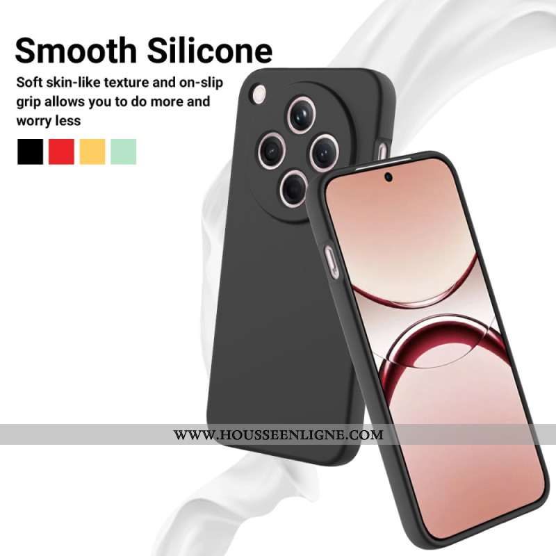 Coque Oppo Find X8 5G Silicone Liquide à Lanière