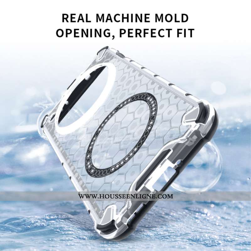 Coque Oppo Find X8 Compatible MagSafe Nid d'Abeille