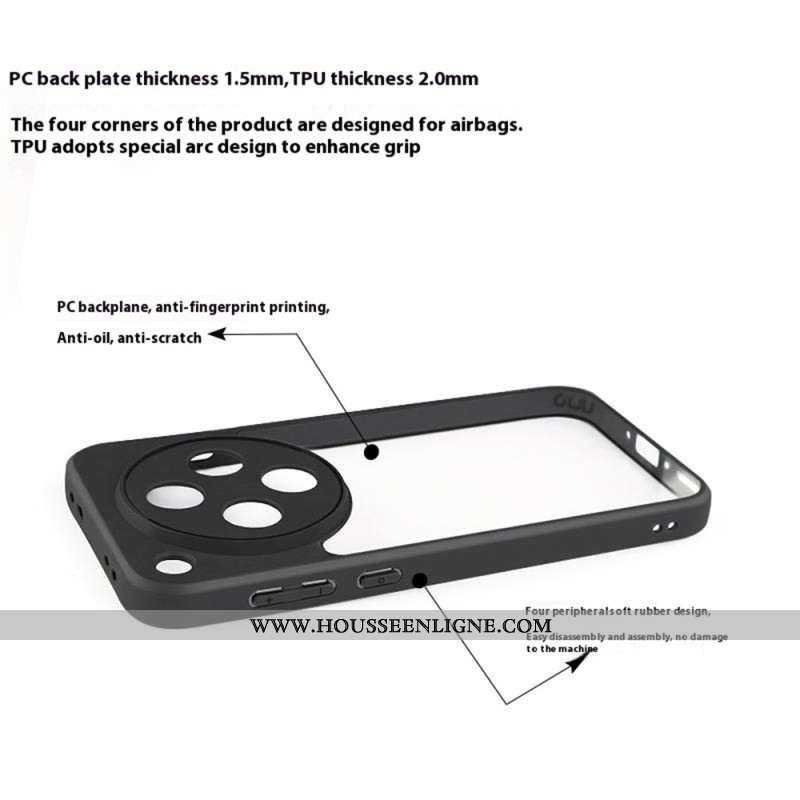 Coque Oppo Find X8 Hybride Transparente