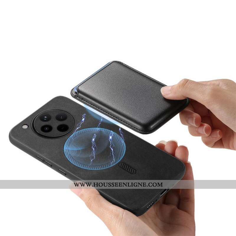 Coque Oppo Find X8 Porte-Cartes Magnétique Détachable