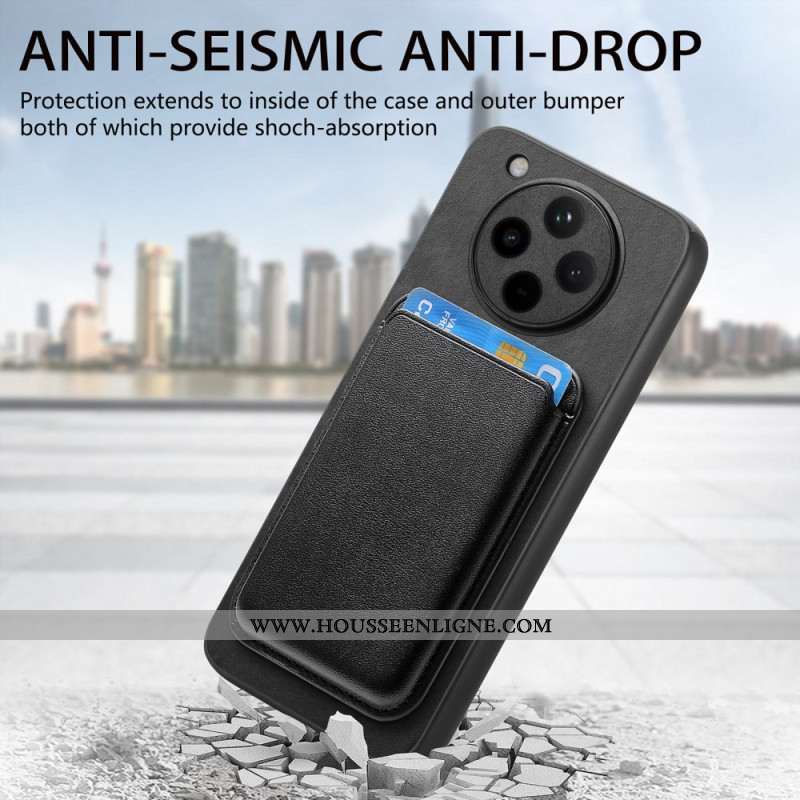 Coque Oppo Find X8 Porte-Cartes Magnétique Détachable