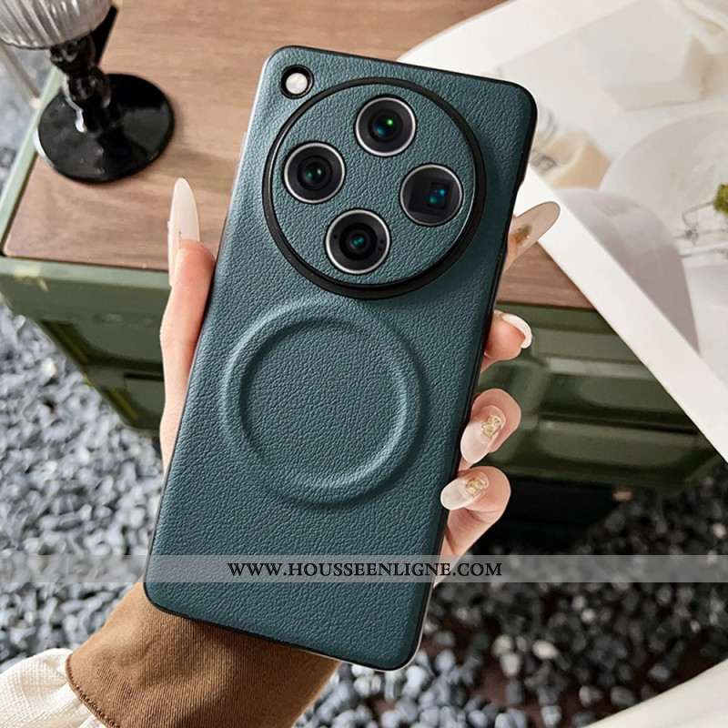 Coque Oppo Find X8 Pro 5G Compatible MagSafe Effet Cuir