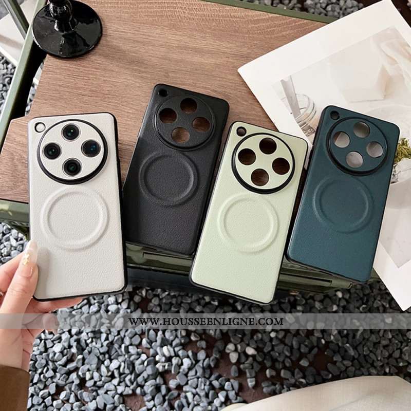 Coque Oppo Find X8 Pro 5G Compatible MagSafe Effet Cuir