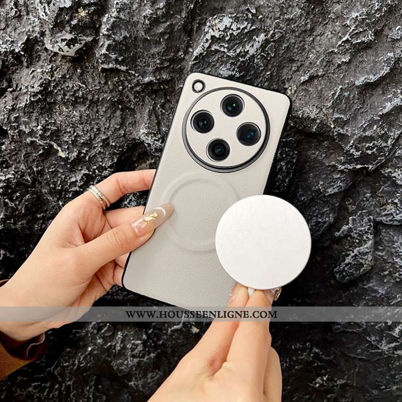 Coque Oppo Find X8 Pro 5G Compatible MagSafe Effet Cuir