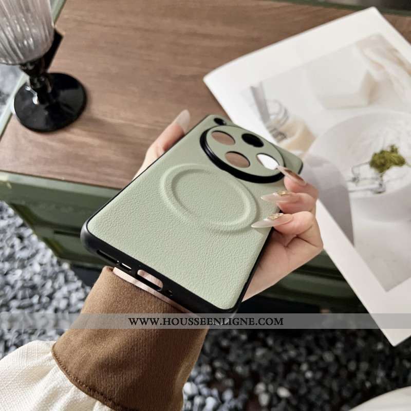 Coque Oppo Find X8 Pro 5G Compatible MagSafe Effet Cuir