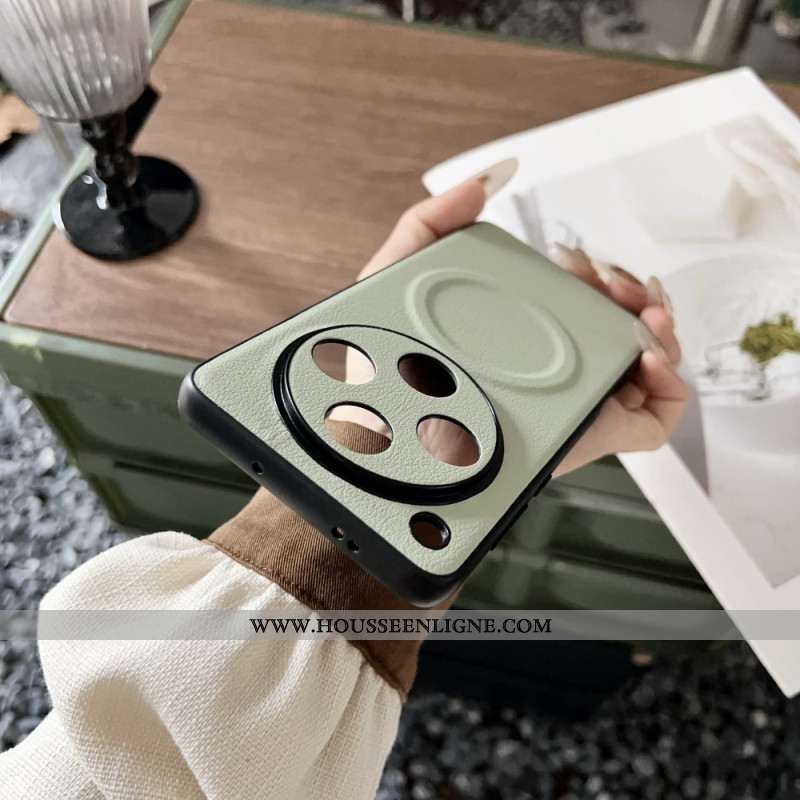 Coque Oppo Find X8 Pro 5G Compatible MagSafe Effet Cuir