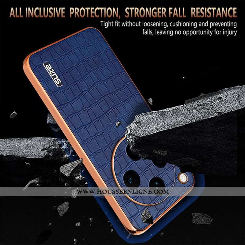 Coque Oppo Find X8 Pro 5G Effet Crocodile AZNS