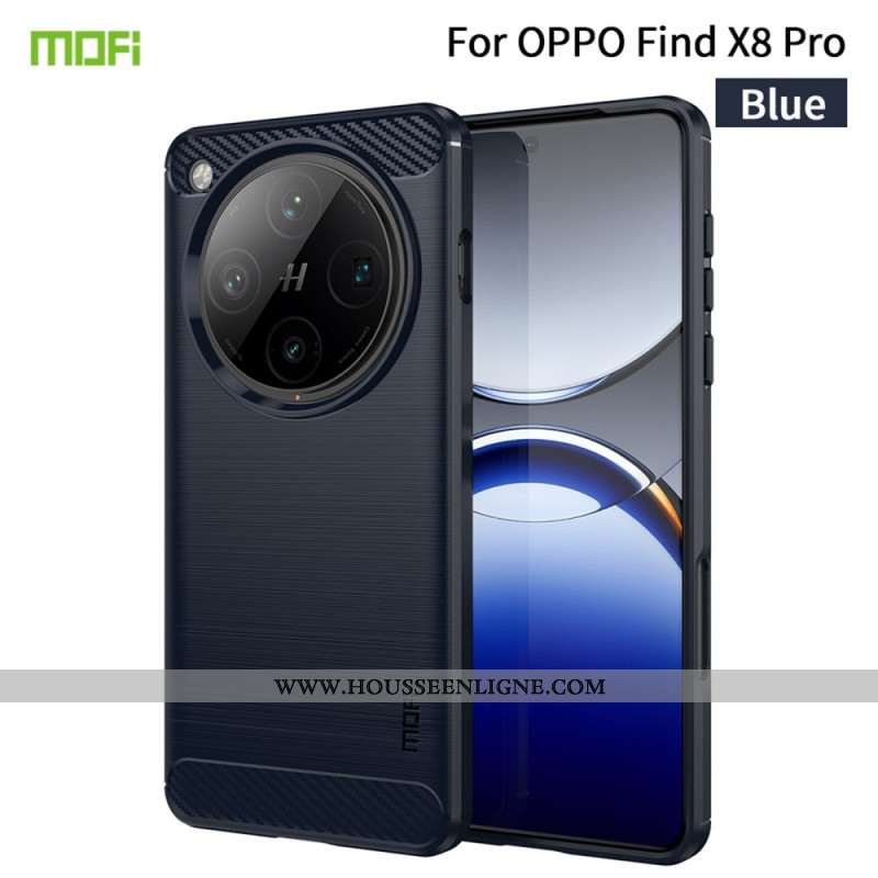 Coque Oppo Find X8 Pro Fibre Carbone Brossée