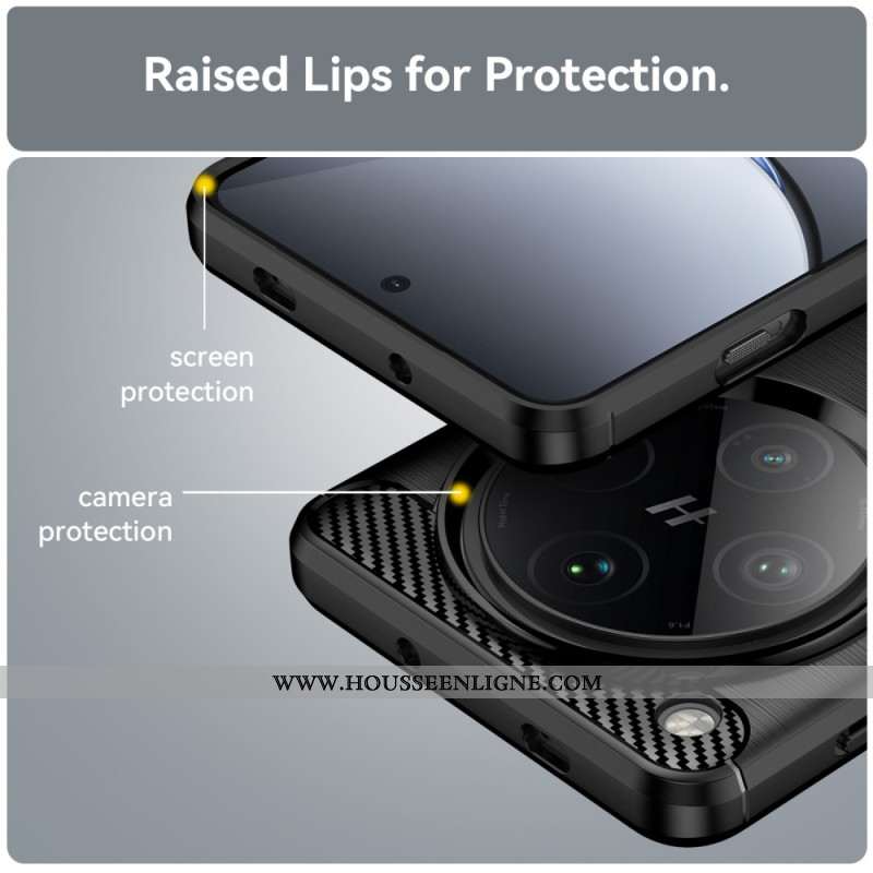 Coque Oppo Find X8 Pro Fibre Carbone Brossée